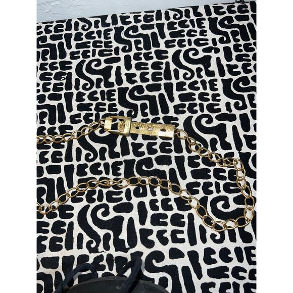 Vintage Belt, Gold, Brass Buckle, 70s 80s - Picture 12 of 12